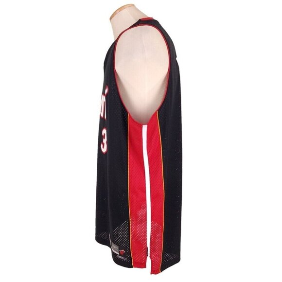 NBA Vintage Reebok Miami Heat Dwyane Wade #3 Basketball Jersey XL Red Black - Picture 5 of 11